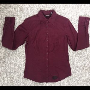 Harley-Davidson Burgundy Embroidered Shirt Women
